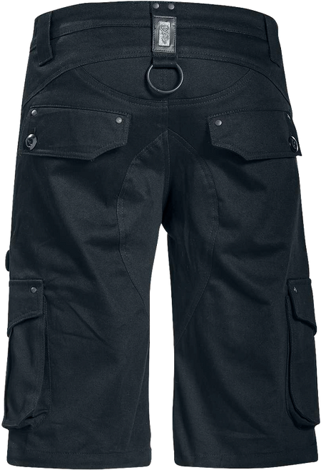 Short Gothic de Vixxsin - ALERON - Short Noir Homme - S à XL - pour Homme - noir - Vixxsin - View 2