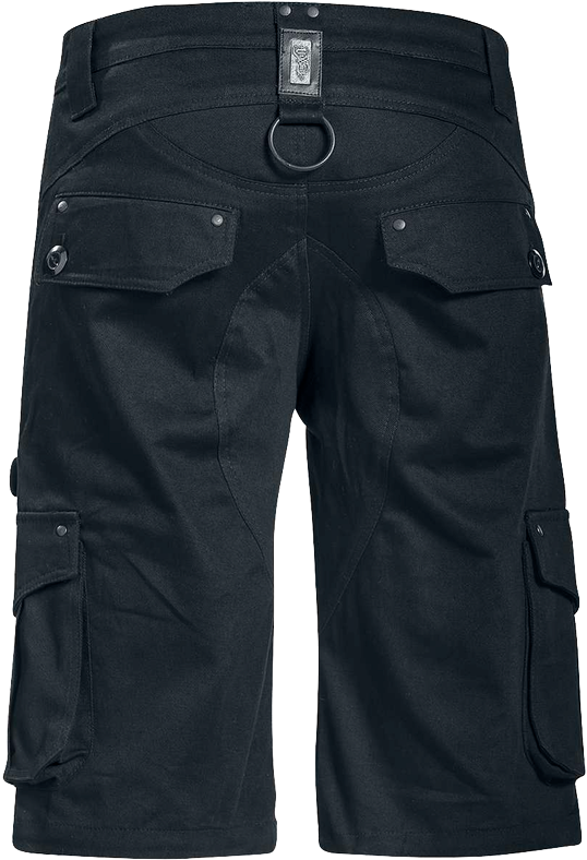 Short Gothic de Vixxsin - ALERON - Short Noir Homme - S à XL - pour Homme - noir - Vixxsin - View 2