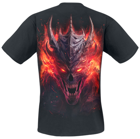T-Shirt Manches courtes  de Spiral - Riff Burner - T-Shirt - S à XXL - pour Homme - noir - Spiral - View 2