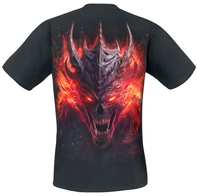 T-Shirt Manches courtes  de Spiral - Riff Burner - T-Shirt - S à XXL - pour Homme - noir - Spiral - View 2