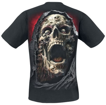 T-Shirt Manches courtes  de Spiral - Screaming Death - T-Shirt - S à 4XL - pour Homme - noir - Spiral - View 2