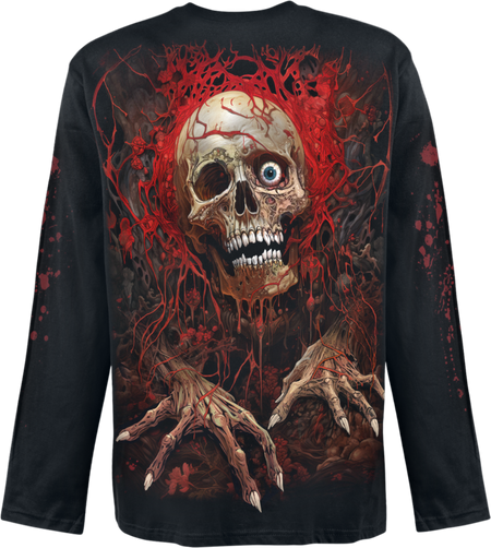 T-shirt manches longues  de Spiral - Creeping Curse - Haut Manches Longues - M à XXL - pour Homme - noir - Spiral - View 2