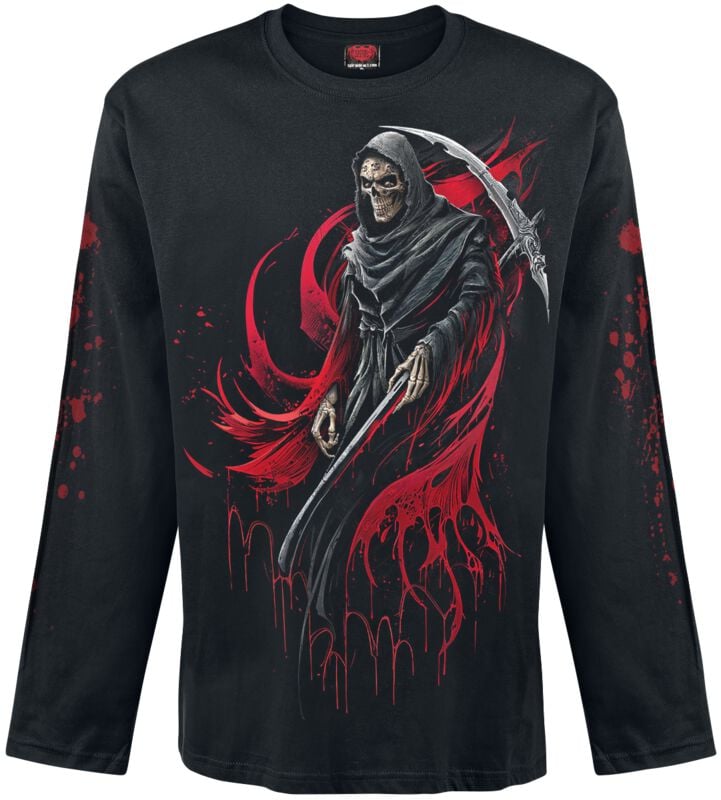 T-shirt manches longues  de Spiral - Screaming Death - Haut Manches Longues - M à XXL - pour Homme - noir - Spiral