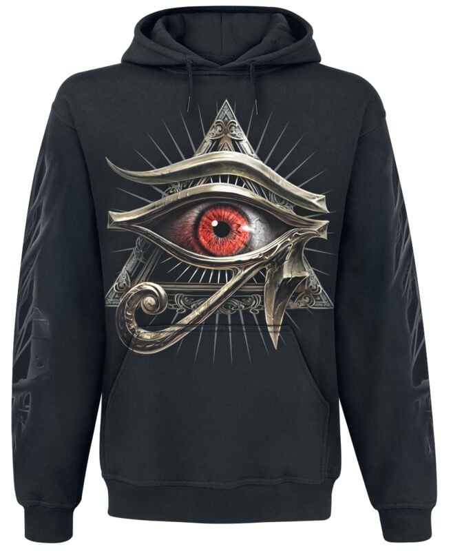 Sweat-shirt à capuche  de Spiral - Evil Eye - Hoodie - S à XXL - pour Homme - noir - Spiral