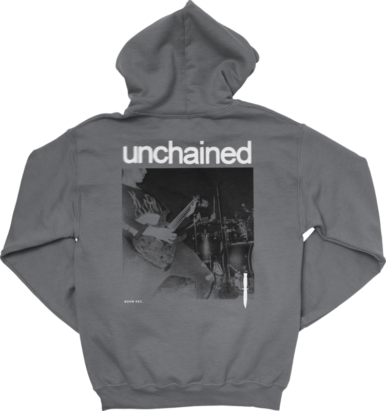 Sweat-shirt à capuche  de Dagger Threat - Unchained - S à 3XL - pour Homme - gris - Dagger Threat - View 2