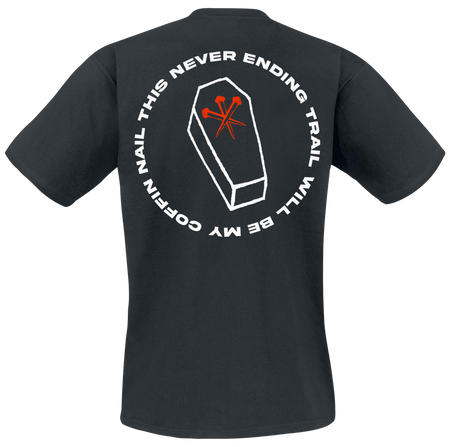 T-Shirt Manches courtes  de Dagger Threat - CoffinNail - S à 4XL - pour Homme - noir - Dagger Threat - View 2