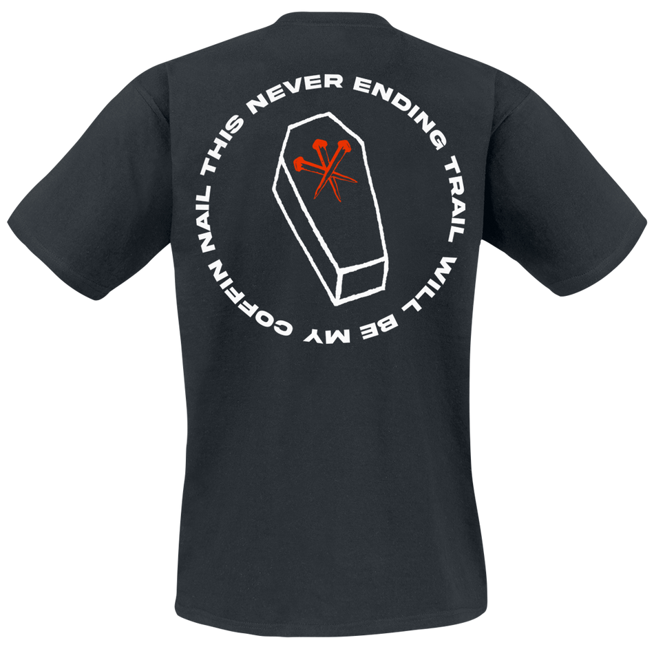 T-Shirt Manches courtes  de Dagger Threat - CoffinNail - S à 4XL - pour Homme - noir - Dagger Threat - View 2