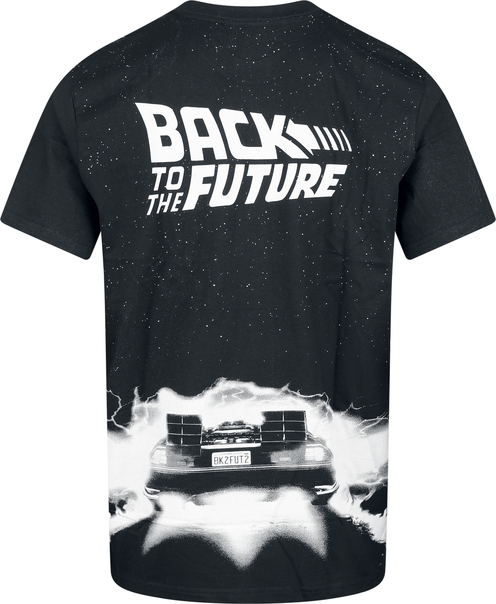 T-Shirt Manches courtes  de Retour Vers Le Futur - Origin Of Time Travel - S à XXL - pour Homme - noir - Retour Vers Le Futur - View 2