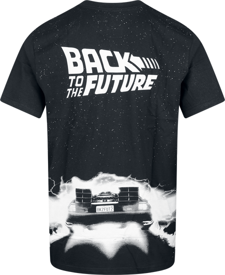 T-Shirt Manches courtes  de Retour Vers Le Futur - Origin Of Time Travel - S à XXL - pour Homme - noir - Retour Vers Le Futur - View 2