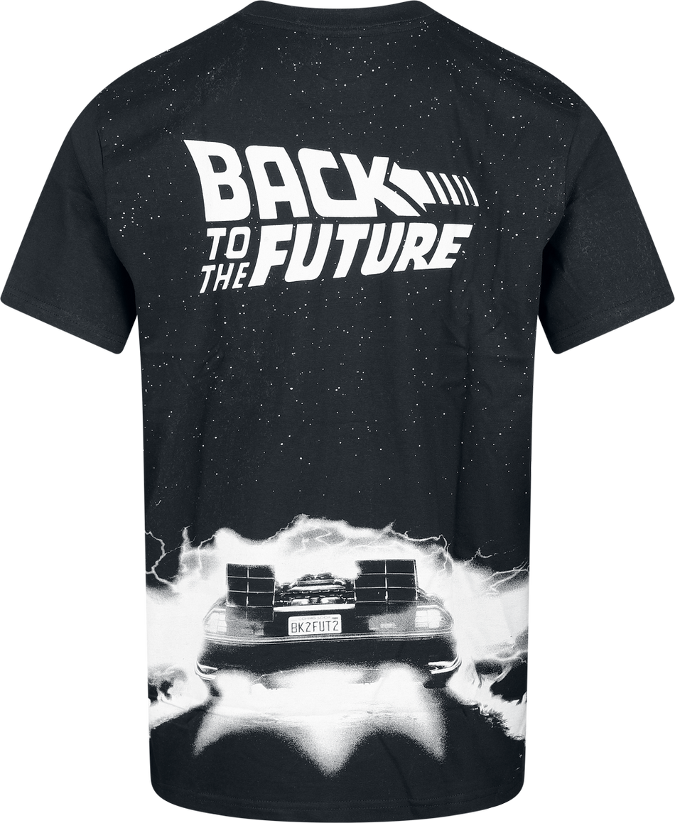 T-Shirt Manches courtes  de Retour Vers Le Futur - Origin Of Time Travel - S à XXL - pour Homme - noir - Retour Vers Le Futur - View 2