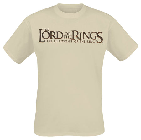 T-Shirt Manches courtes  de Le Seigneur Des Anneaux - Carte - Oversize - S à XXL - pour Homme - sable - Le Seigneur Des Anneaux