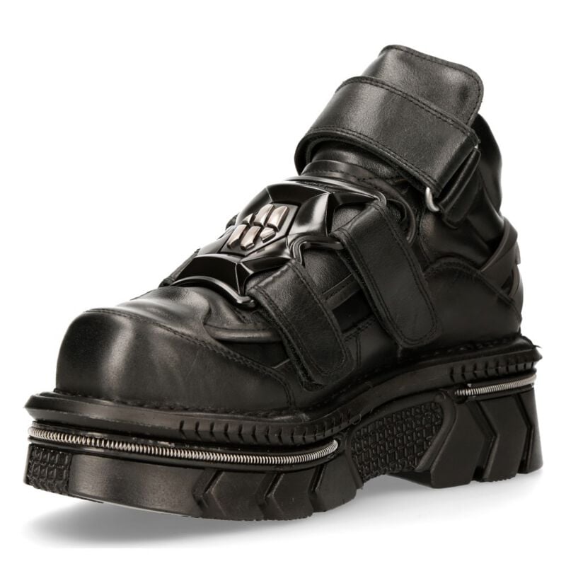 Bottes Gothic de New Rock - M-285-S53 ITALI NEGRO - EU36 à EU45 - pour Unisexe - noir - New Rock