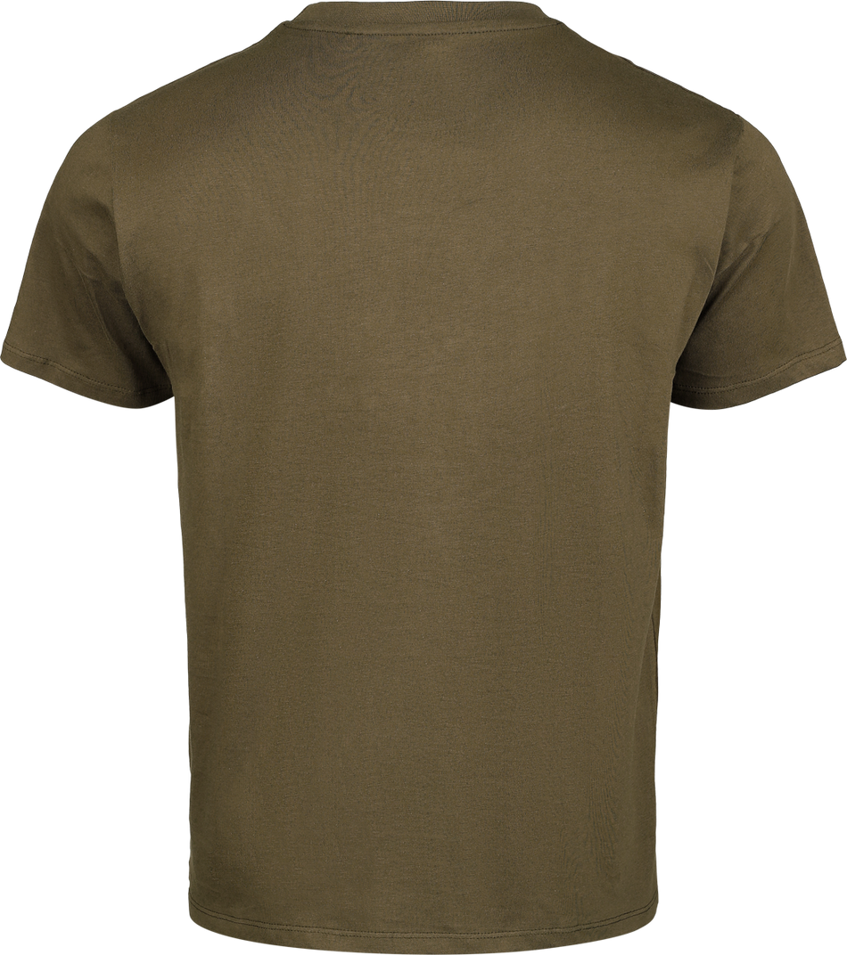 T-Shirt Manches courtes  de Jurassic Park - HD Logo - S à XXL - pour Homme - kaki - Jurassic Park - View 2