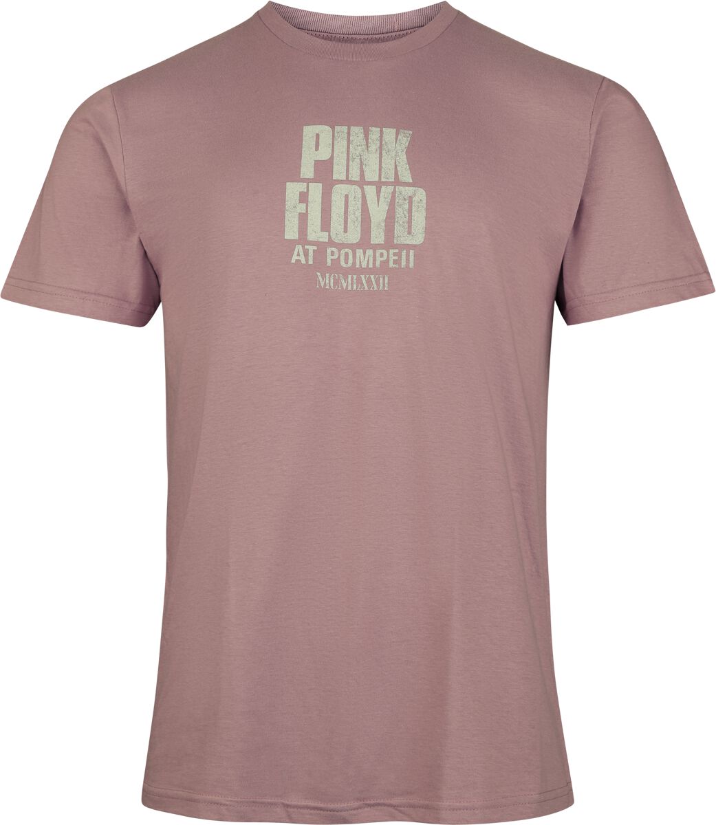 T-Shirt Manches courtes  de Pink Floyd - Pompeii Collage - S à 3XL - pour Homme - vieux rose - Pink Floyd