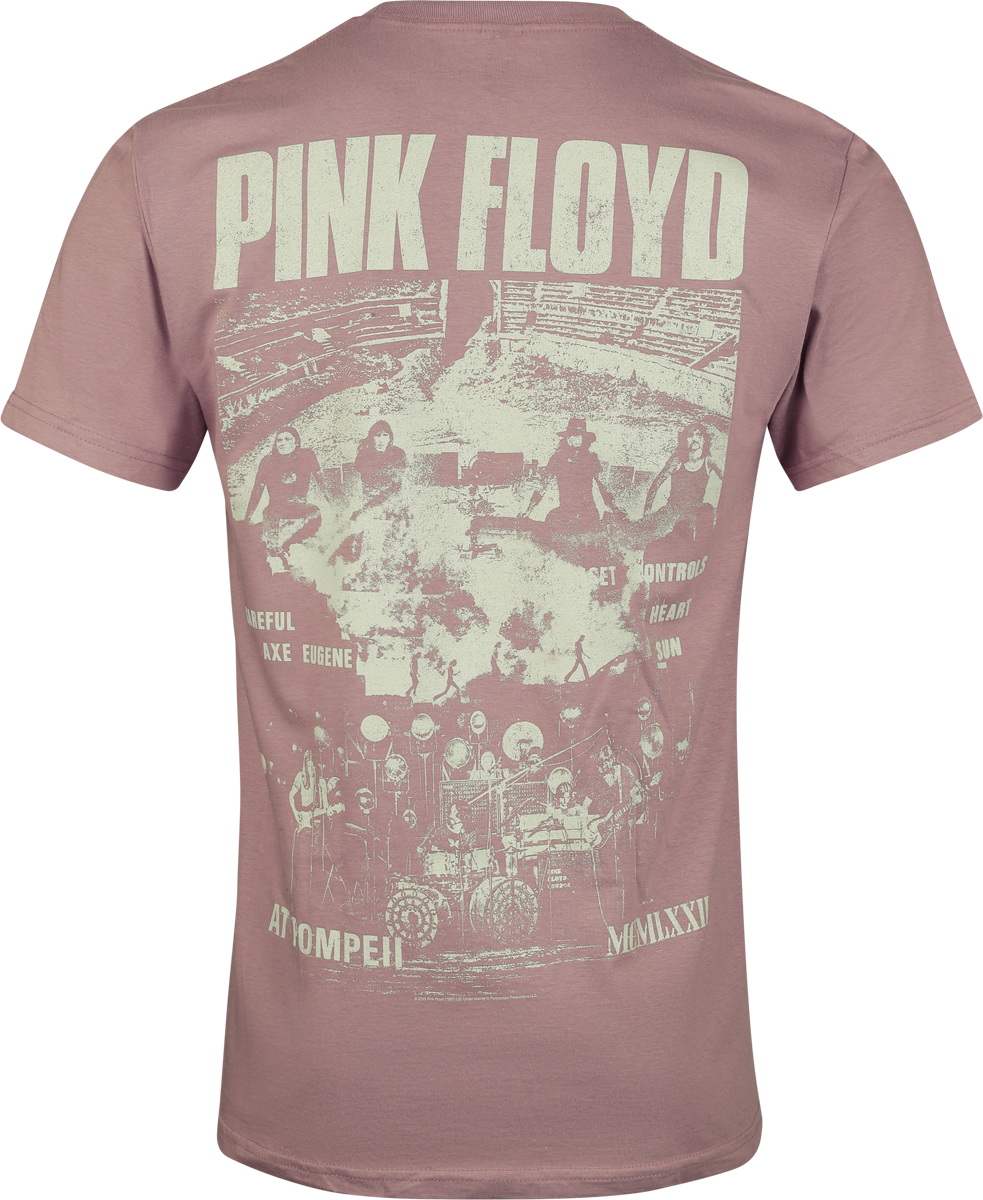 T-Shirt Manches courtes  de Pink Floyd - Pompeii Collage - S à 3XL - pour Homme - vieux rose - Pink Floyd - View 2