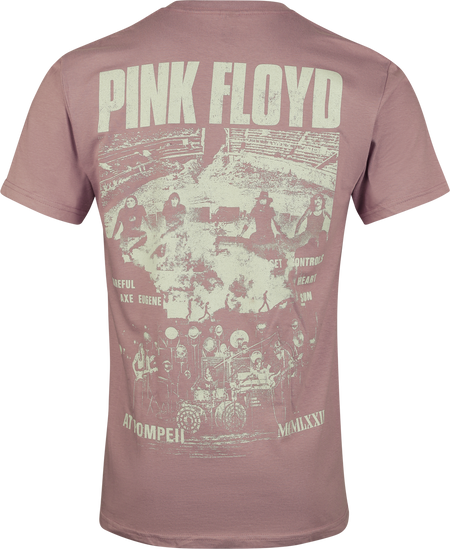 T-Shirt Manches courtes  de Pink Floyd - Pompeii Collage - S à 3XL - pour Homme - vieux rose - Pink Floyd - View 2