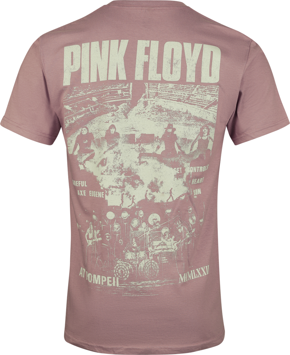 T-Shirt Manches courtes  de Pink Floyd - Pompeii Collage - S à 3XL - pour Homme - vieux rose - Pink Floyd - View 2
