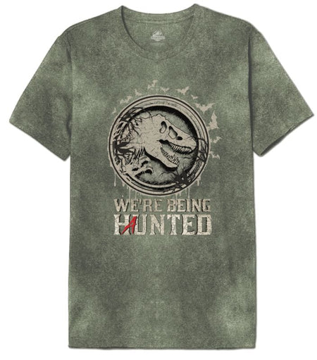 T-Shirt Manches courtes  de Jurassic Park - Haunted Jurassic - S à XXL - pour Homme - kaki - Jurassic Park