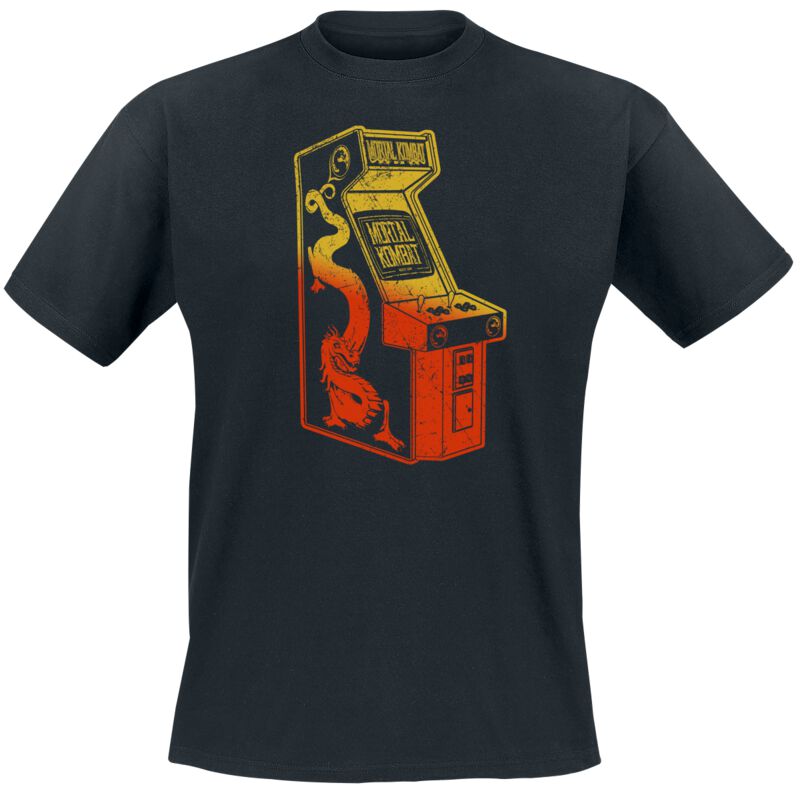 T-Shirt Manches courtes Gaming de Mortal Kombat - Arcade - S à XXL - pour Homme - noir - Mortal Kombat