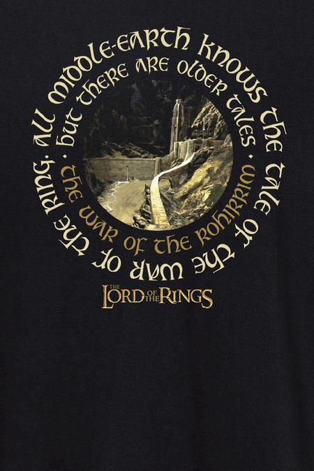 T-Shirt Manches courtes  de Le Seigneur Des Anneaux - All Middle Earth - S - pour Unisexe - noir - Le Seigneur Des Anneaux - View 2