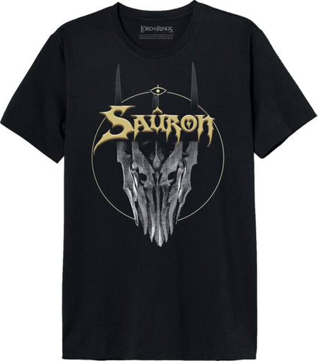T-Shirt Manches courtes  de Le Seigneur Des Anneaux - Casque de Sauron - S à XXL - pour Homme - noir - Le Seigneur Des Anneaux