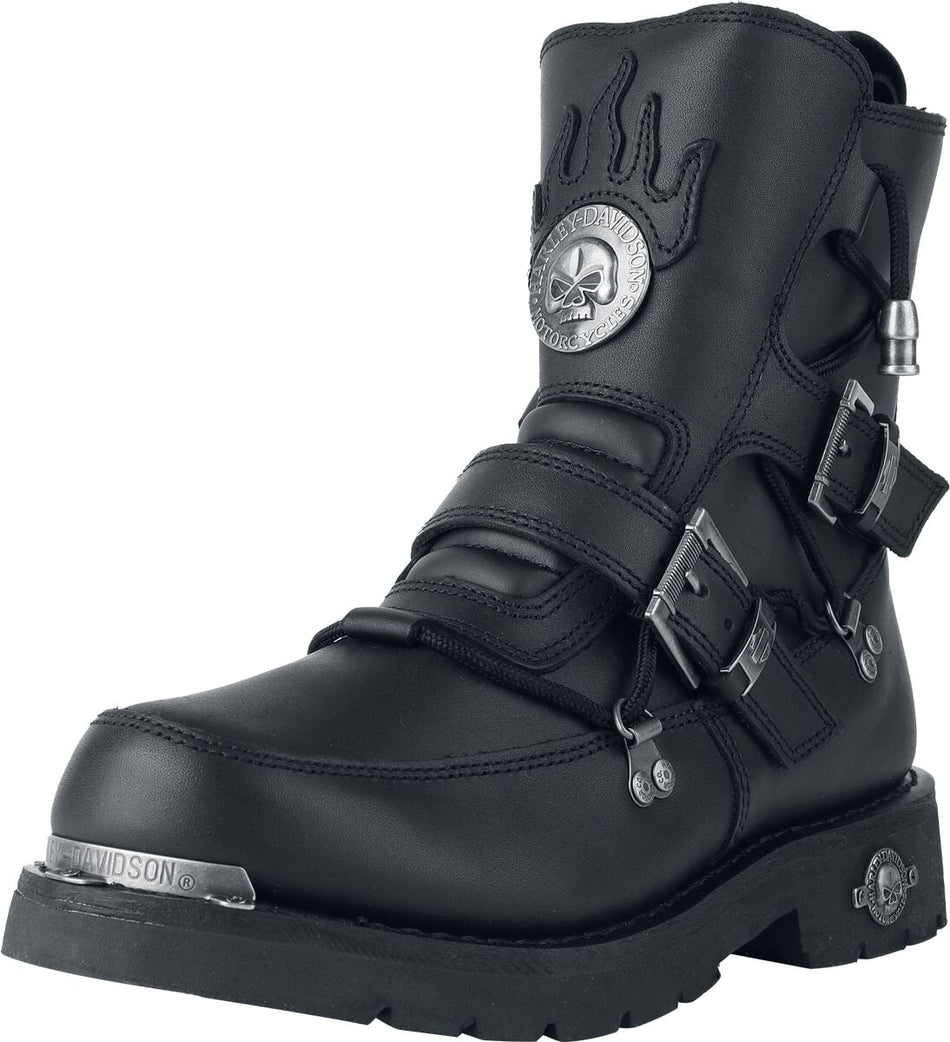 Bottes de motard Rockabilly de Harley-Davidson - Distortion - EU40 à EU46 - pour Homme - noir - Harley-Davidson