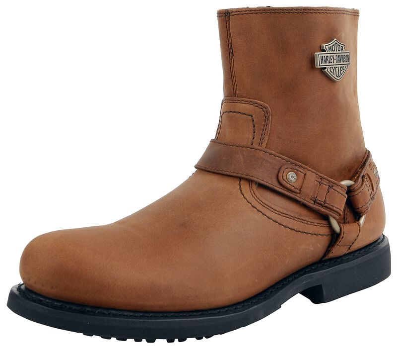 Bottes de motard Rockabilly de Harley-Davidson - Scout - EU40 à EU45 - pour Homme - marron - Harley-Davidson
