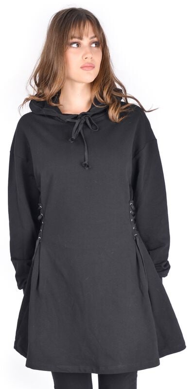 Robe courte Gothic de Outer Vision - Robe pour femme – Agatha - S à 4XL - pour Femme - noir - Outer Vision
