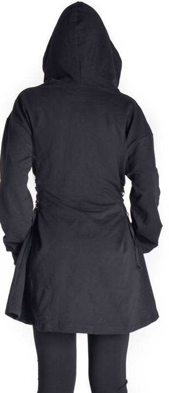Robe courte Gothic de Outer Vision - Robe pour femme – Agatha - S à 4XL - pour Femme - noir - Outer Vision - View 2