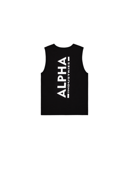 Débardeur  de Alpha Industries - Débardeur Impirmé dans le Dos - S à XXL - pour Homme - noir - alpha industries - View 2