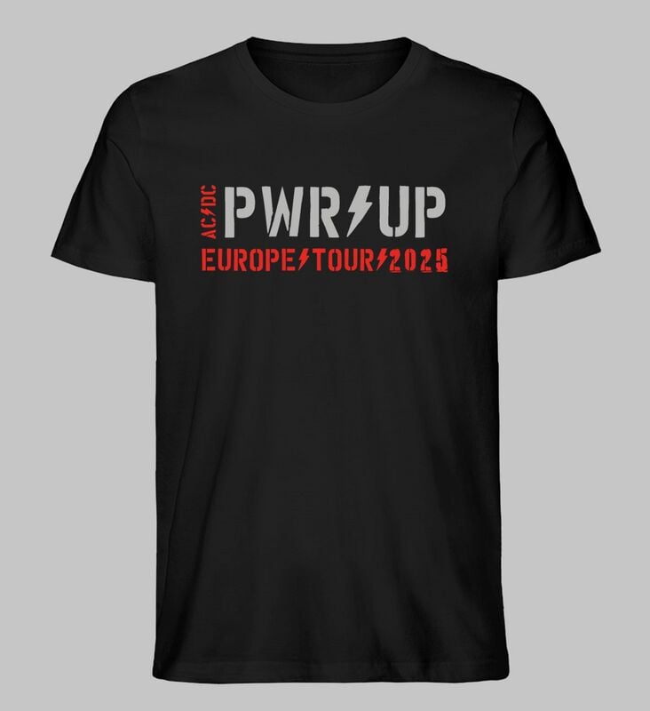T-Shirt Manches courtes  de AC/DC - PWR UP - Tourshirt 25 - S à 5XL - pour Homme - noir - AC/DC