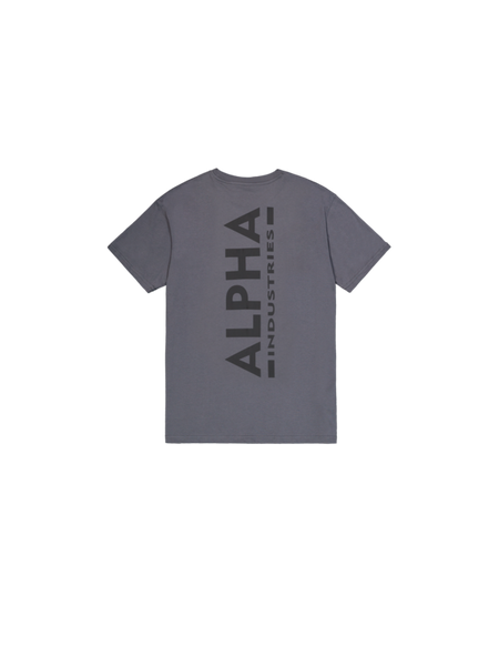 T-Shirt Manches courtes  de Alpha Industries - T-Shirt Imprimé dans le Dos - S à XXL - pour Homme - gris - alpha industries - View 2