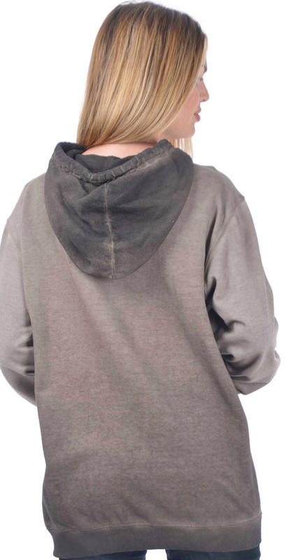 Sweat-shirt à capuche Gothic de Outer Vision - Daisy – Sweat à capuche oversize pour  femme - S à L - pour Femme - gris - Outer Vision - View 2
