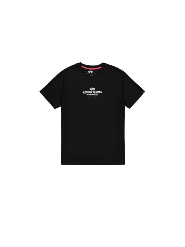 T-Shirt Manches courtes  de Alpha Industries - Return to Base - T-Shirt - S à XXL - pour Homme - noir - alpha industries