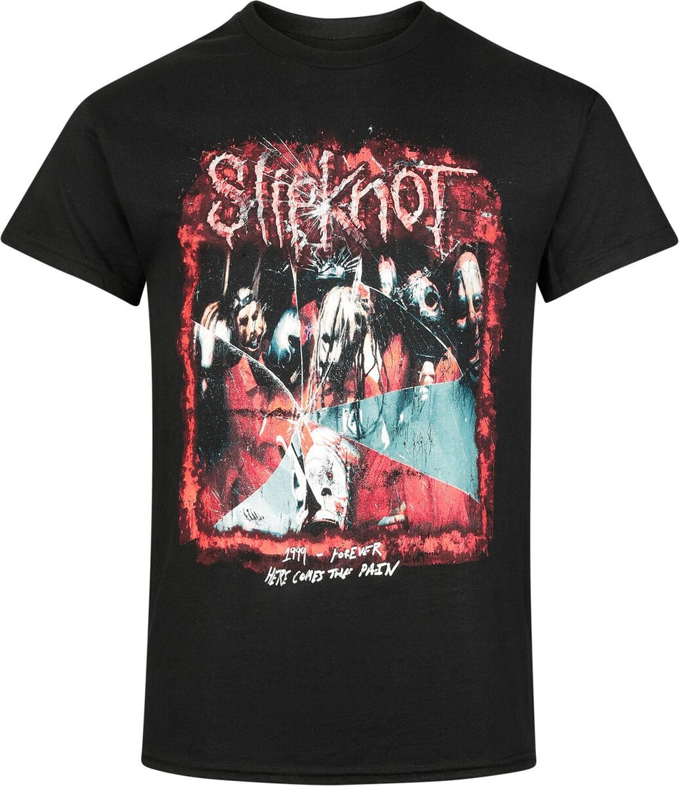 T-Shirt Manches courtes  de Slipknot - Here Comes The Pain Tour - S à 3XL - pour Homme - noir - Slipknot