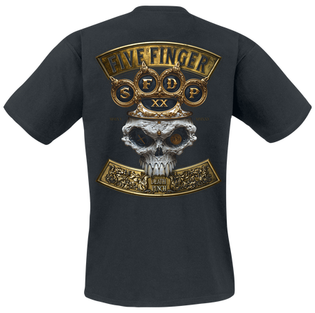 T-Shirt Manches courtes  de Five Finger Death Punch - Brass Knuckle King - S à 5XL - pour Homme - noir - Five Finger Death Punch - View 2