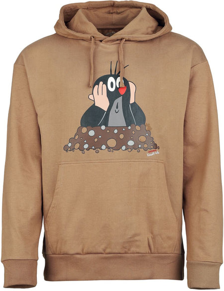 Sweat-shirt à capuche  de The Little Mole - La Petite Taupe - S à 3XL - pour Homme - marron - The Little Mole