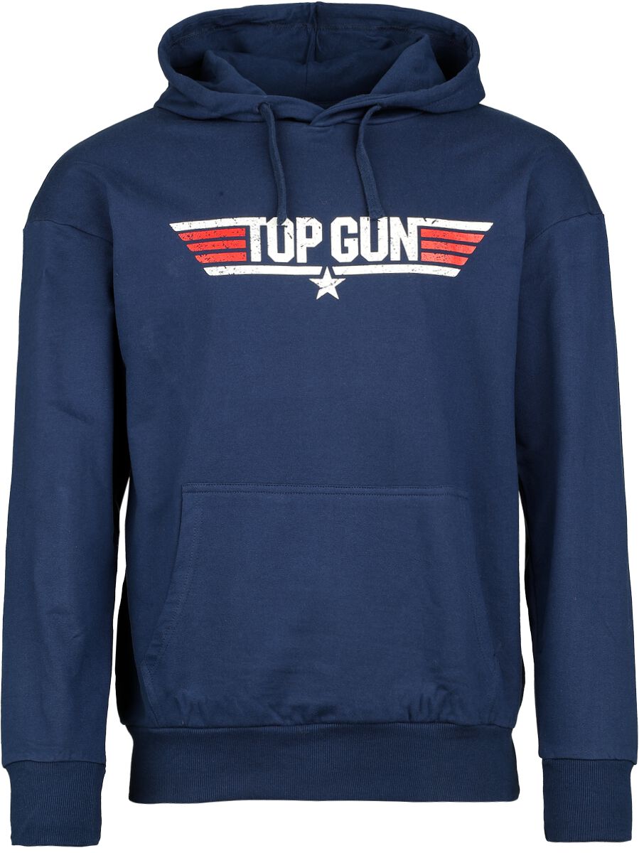 Sweat-shirt à capuche  de Top Gun - Top Gun - Logo - S à 3XL - pour Homme - bleu - Top Gun