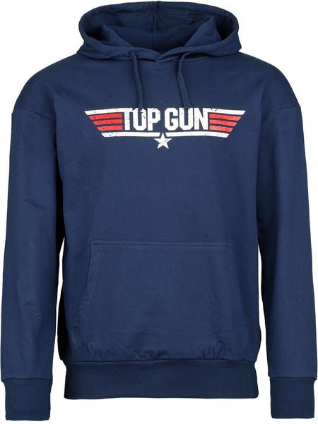 Sweat-shirt à capuche  de Top Gun - Top Gun - Logo - S à 3XL - pour Homme - bleu - Top Gun