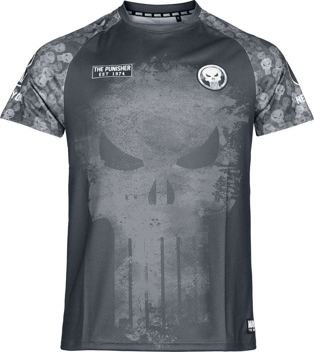 Jersey Disney de The Punisher - è' - Maillot de Foot - S à XXL - pour Homme - noir - The Punisher