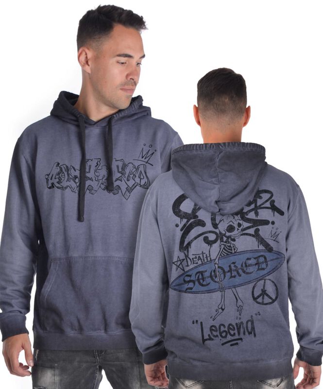 Sweat-shirt à capuche  de Outer Vision - Alter Ego Surf - Sweat à Capuche - S à XXL - pour Homme - bleu - Outer Vision