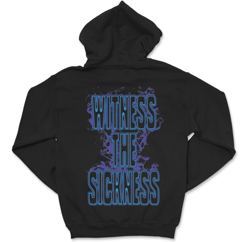 Sweat-shirt à capuche  de Alpha Wolf - The Sickness - S à 3XL - pour Homme - noir - Alpha Wolf - View 2