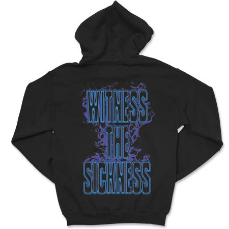 Sweat-shirt à capuche  de Alpha Wolf - The Sickness - S à 3XL - pour Homme - noir - Alpha Wolf - View 2