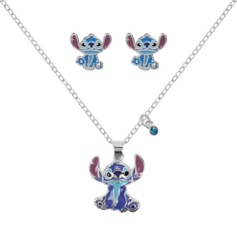 Collier Disney de Lilo & Stitch - Stitch - pour Femme - couleur argent - Lilo & Stitch