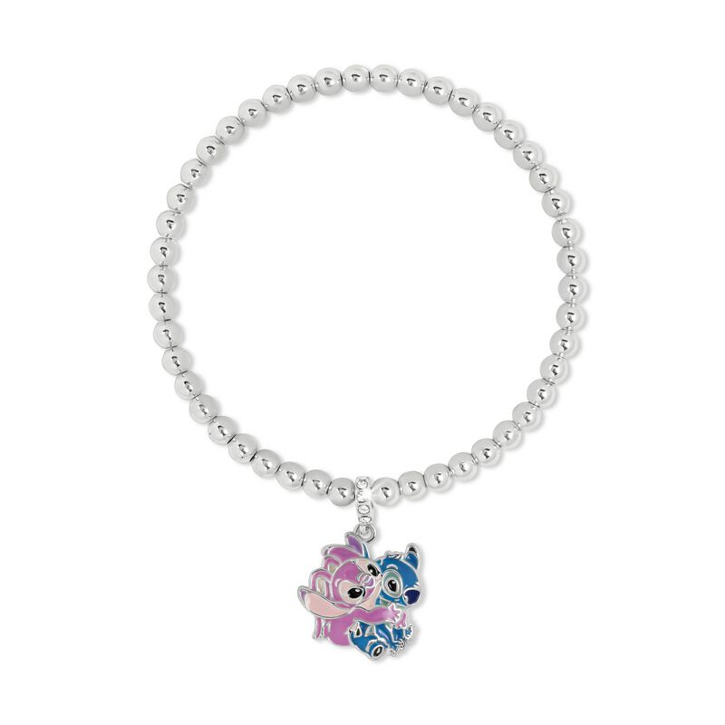 Bracelet  de Lilo & Stitch - Stitch and Angel - pour Femme - couleur argent - Lilo & Stitch