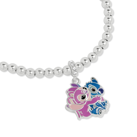 Bracelet  de Lilo & Stitch - Stitch and Angel - pour Femme - couleur argent - Lilo & Stitch - View 2