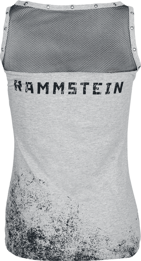 Top  de Rammstein - Amour - S à 3XL - pour Femme - gris clair chiné/noir - Rammstein - View 2