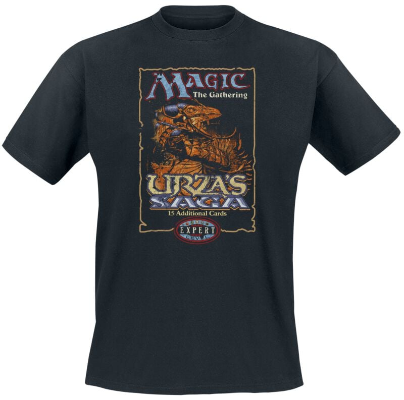 T-Shirt Manches courtes Gaming de Magic The Gathering - Dragon - S à XXL - pour Homme - noir - Magic The Gathering