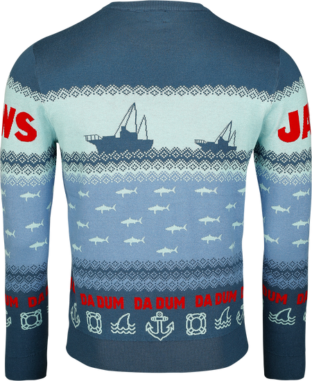 Pull de Noël  de Jaws - Les Dents de la Mer - Da Dum Da Dum - S à XXL - pour Homme - multicolore - Jaws - View 2
