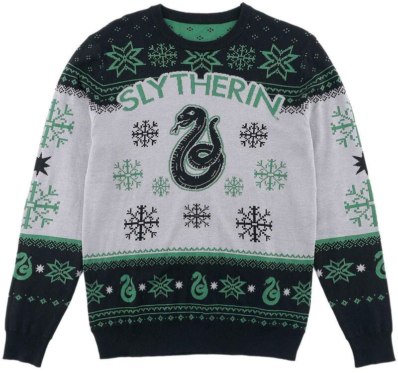 Pull de Noël  de Harry Potter - Serpentard - S à XXL - pour Homme - multicolore - Harry Potter